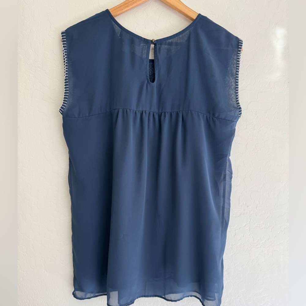 Maternity Bundle- Isabel Maternity Floral Midi Dress and Motherhood blue tunic M - Picture 13 of 13
